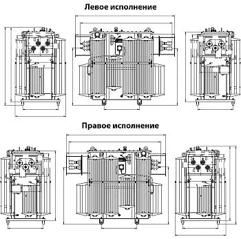 Фото чертежа ТМЗ 6300/10/0,4